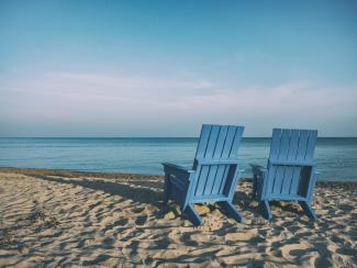 Two Seats on a Beach